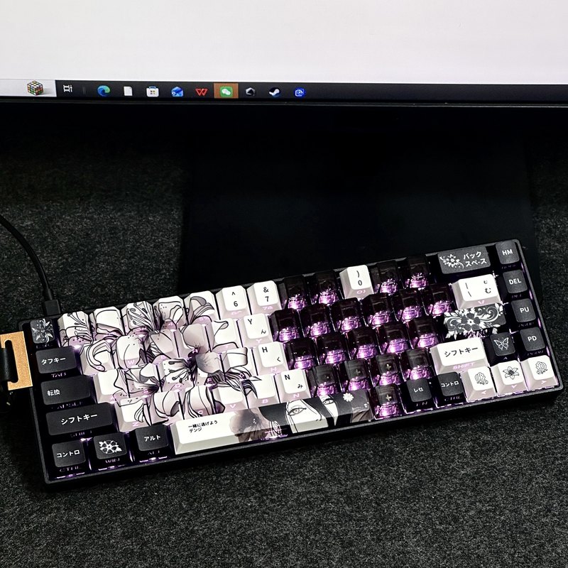 คีย์บอร์ดเชิงกลธีมเรเซ่จากอนิเ - Gaming Accessories Aesthetic บทวิจารณ์และราคา