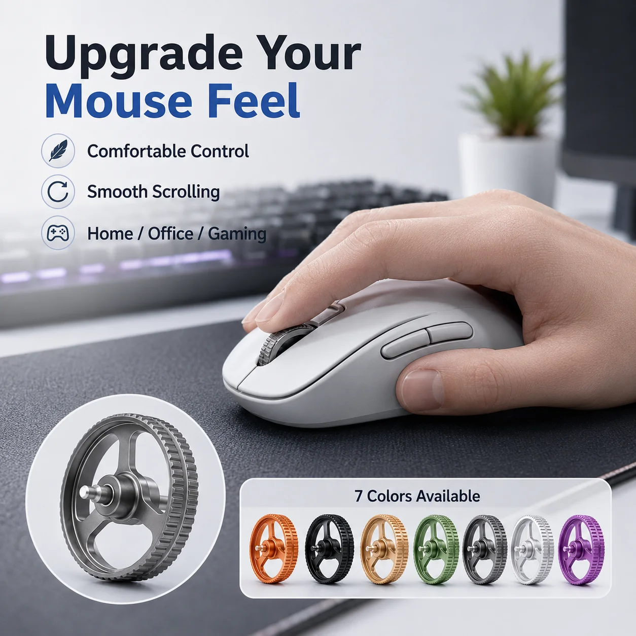 อะไหล่ล้อเลื่อนเมาส์อะลูมิเนีย - Logitech Mouse G Pro X Superlight บทวิจารณ์และราคา