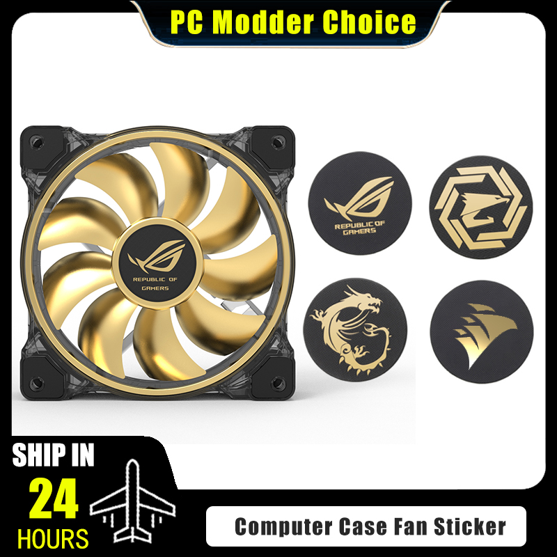พัดลมคอมพิวเตอร์สติกเกอร์โลโก้ - Gaming Accessories For Room บทวิจารณ์และราคา