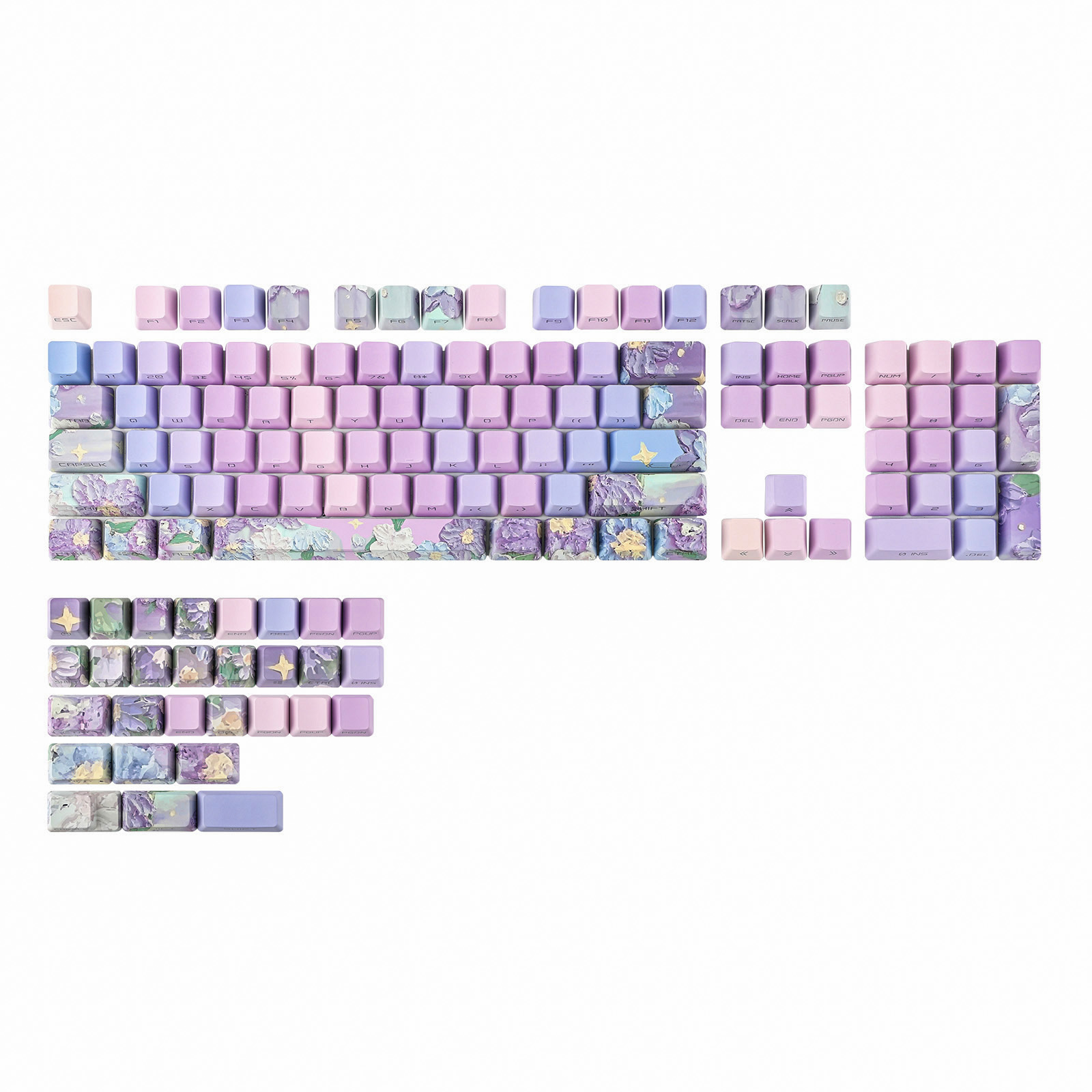 ชุดคีย์แคปสีม่วง KiiBOOM 133 ป - Gaming Accessories Aesthetic บทวิจารณ์และราคา